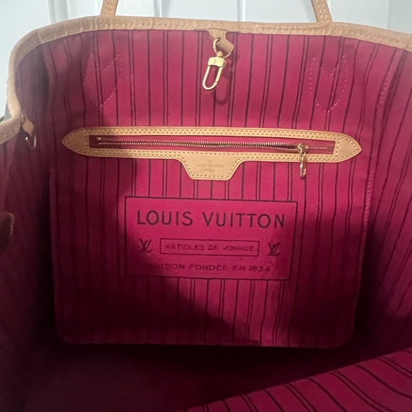 Louis Vuitton Neverfull MM Monogram Pivoine Pink - Picture 10 of 16